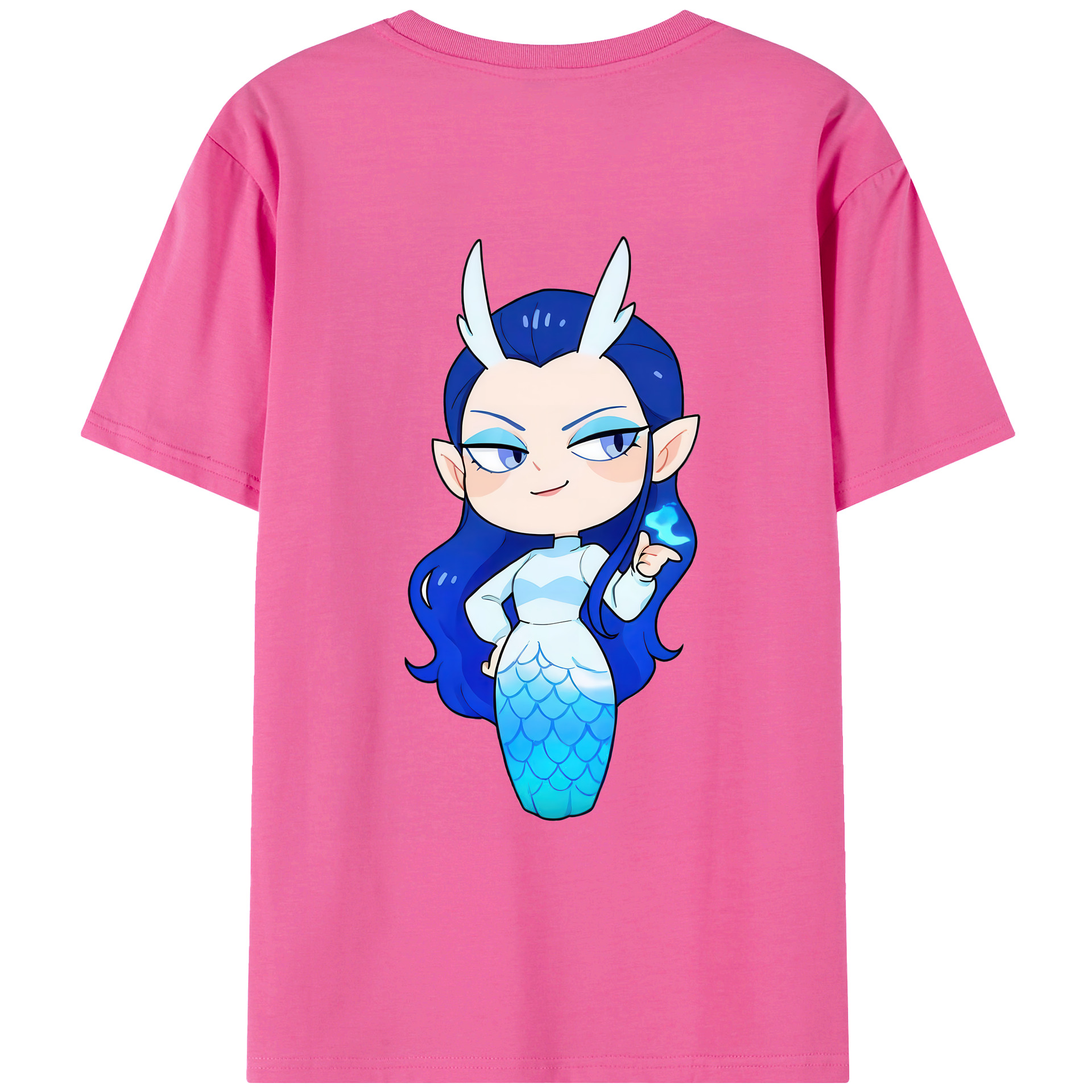 （画像用） Ne Zha 2 ナタ 魔童の大暴れ レディース半袖Tシャツ(バックプリント)